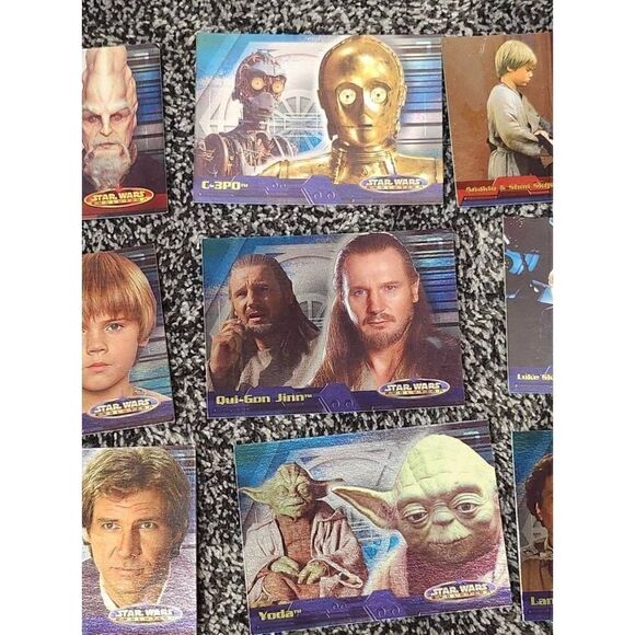 2001 Topps Star Wars: Evolution Trading Cards QTY:10 - Picture 1 of 9